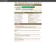 Tablet Screenshot of madofftrustee.com